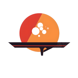 乒乓球logo图标素材
