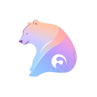 小熊logo商业设计元素