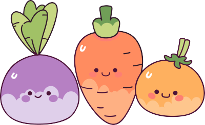 蔬菜水果卡通商业设计元素