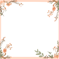 复古边框插画
