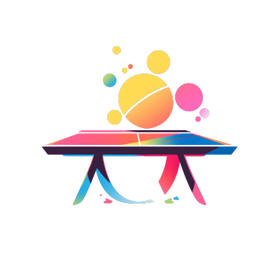 乒乓球logo创意设计插图