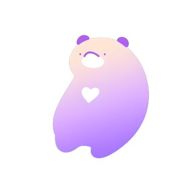 小熊logo简洁元素