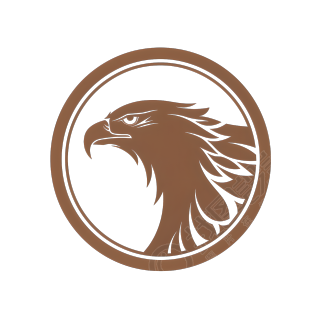 老鹰logo简洁图形素材