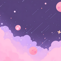 太空背景插图
