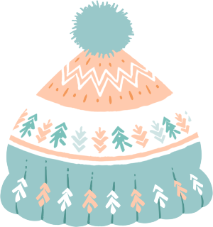 冬天卡通帽子商用素材