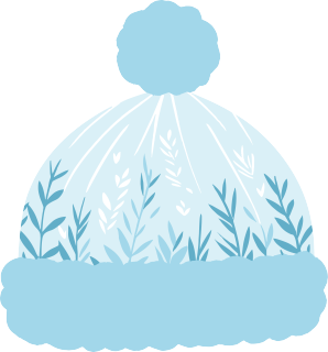 冬天卡通帽子PNG元素