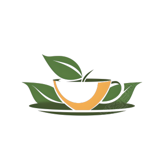 茶叶logo插画素材