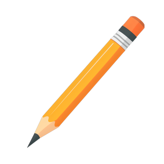 3D铅笔插画设计元素