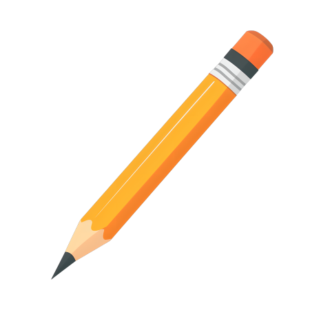 3D铅笔插画设计元素