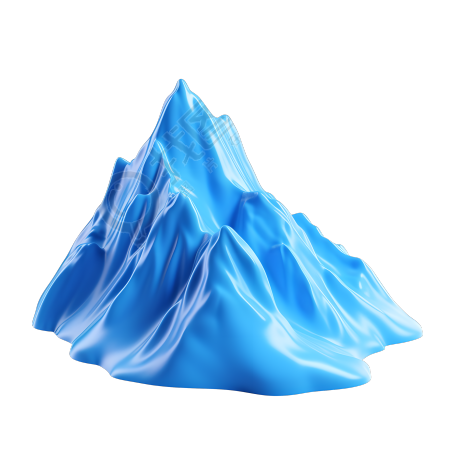 山峰可商用插画