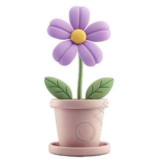 3D花卉PNG图形素材