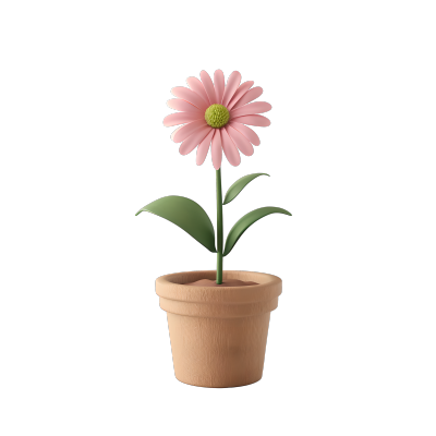3D花卉商业插画设计