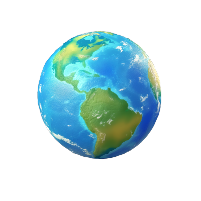 3D地球卡通素材