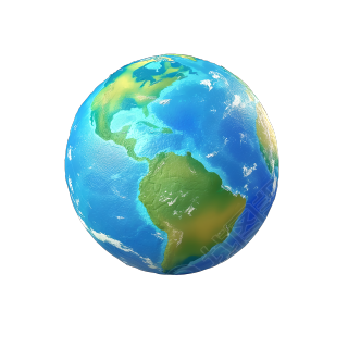 3D地球卡通素材
