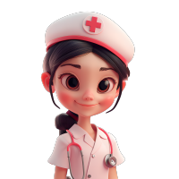 3D护士可爱风格元素
