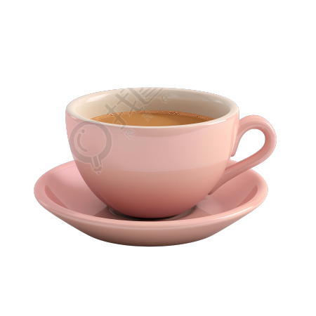 3D奶茶商业设计插图