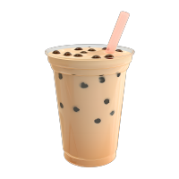 3D奶茶插画设计元素