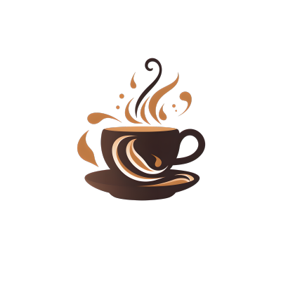 咖啡logo商业设计插画
