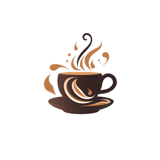 咖啡logo商业设计插画