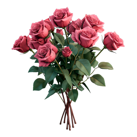 玫瑰花束高清图形素材