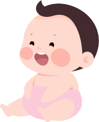 卡通婴儿商用插图