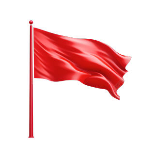 党政红旗创意设计元素