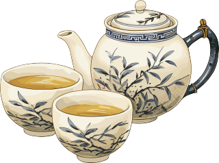 中式茶壶高清图形素材