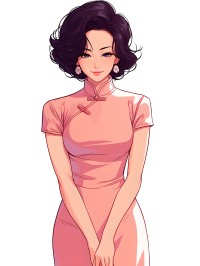 魅力女性插图