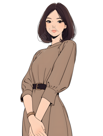 魅力女性商业设计元素