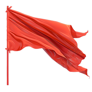 党政红旗设计元素