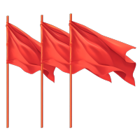 党政红旗图形素材