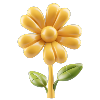 3D花朵粘土素材