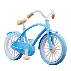 3D卡通自行车