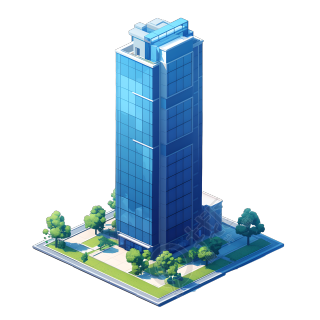 3D摩天大楼商业设计元素
