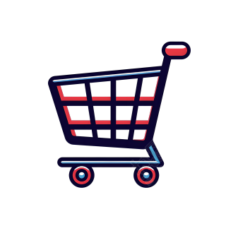 购物车logo图标插画