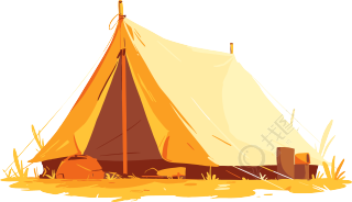 露营帐篷可商用插图