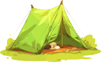 露营帐篷简单元素