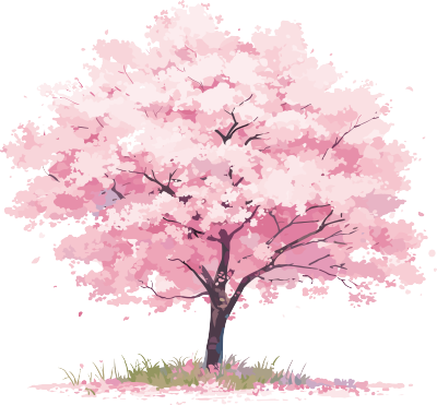 樱花树商业设计素材