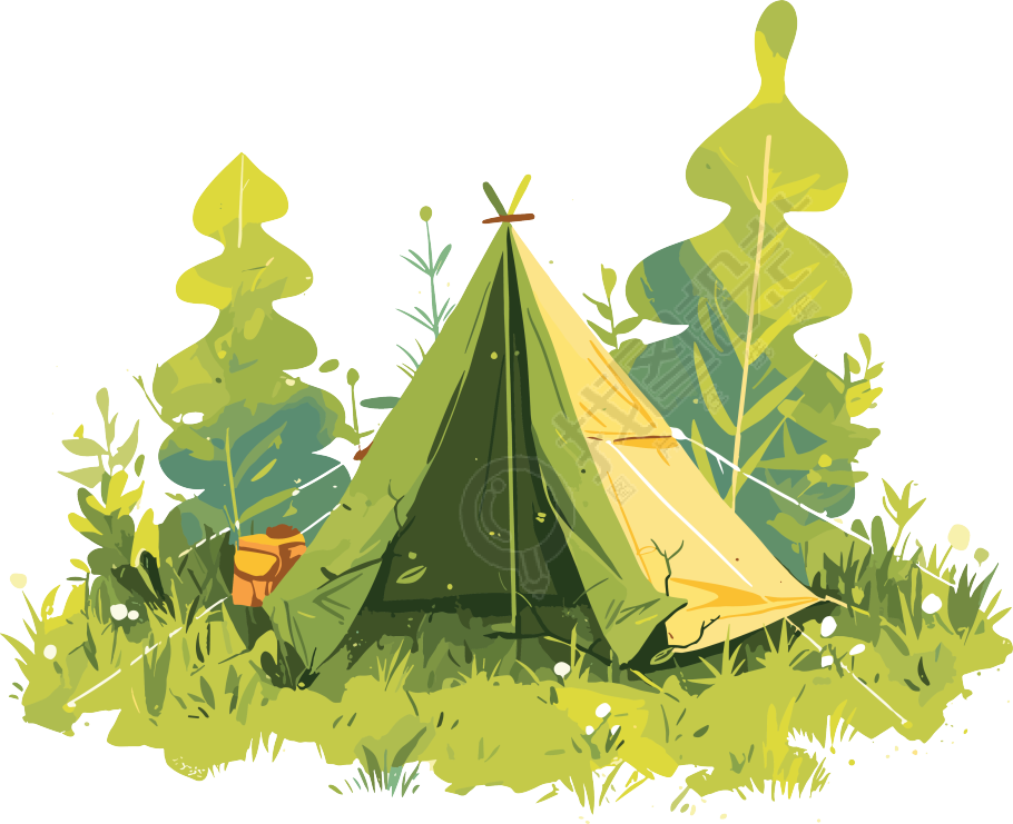 露营帐篷商用素材