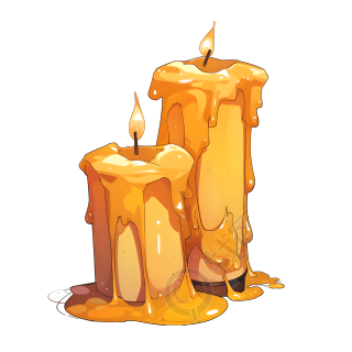 燃烧的蜡烛插图