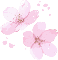 樱花花瓣图案素材