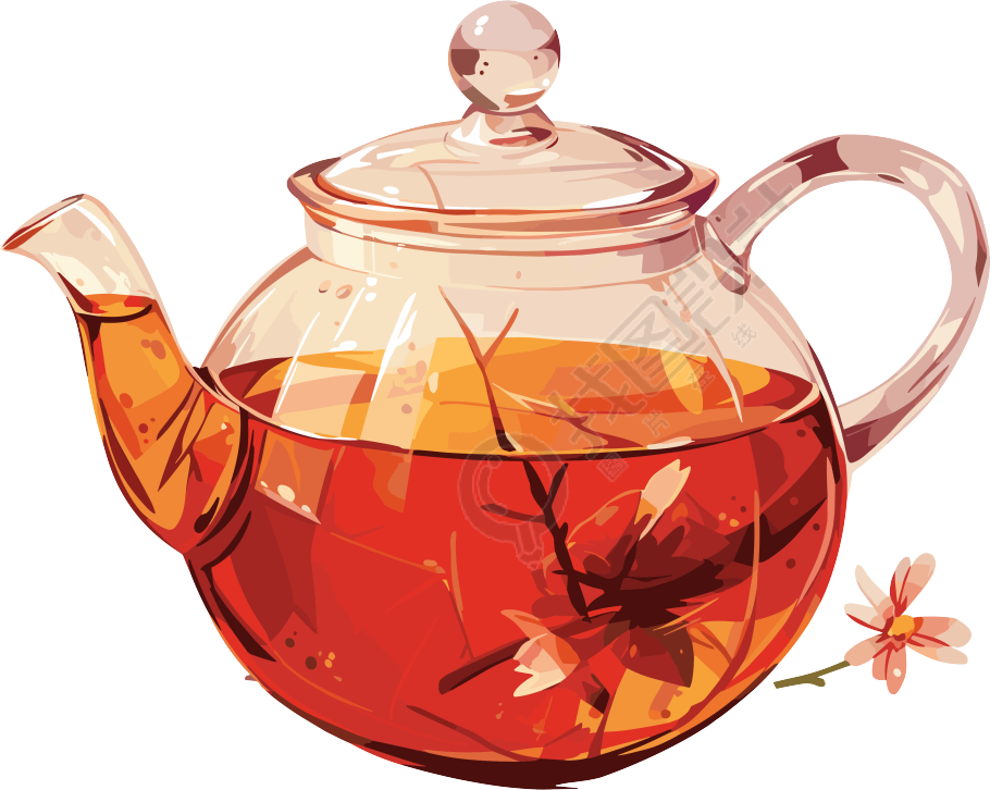 红茶透明背景插图