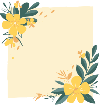 鲜花边框插图