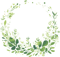 鲜花边框小清新插画
