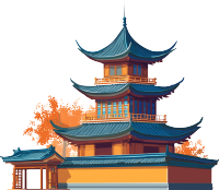 国风建筑图形素材