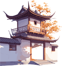 国风建筑美景素材