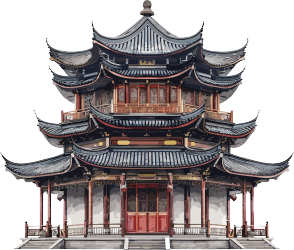 国风建筑素材