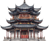 国风建筑素材