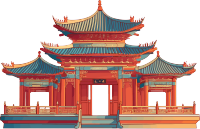 国风建筑美丽素材