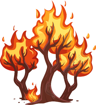 森林火灾元素